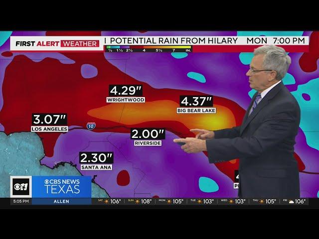 Hilary downgraded to Category 2 hurricane as Mexico and California brace for catastrophic impact