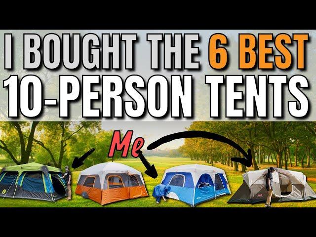 I Tested the 6 BEST 10-Person Tents (Coleman, Core + More)