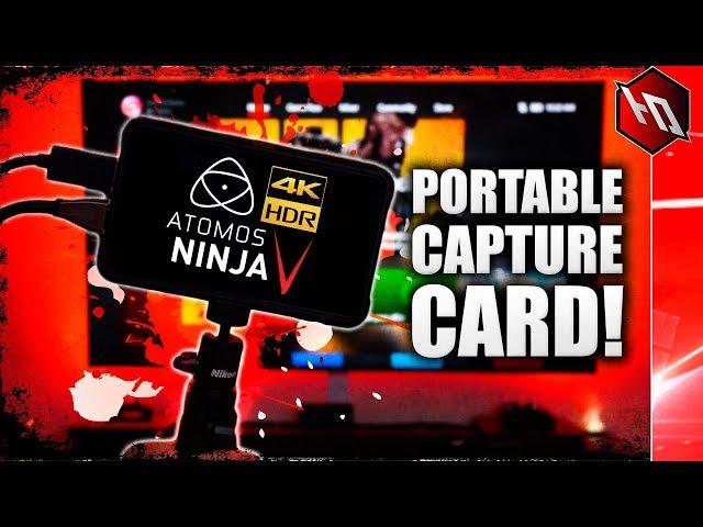 How To use the Atomos Ninja V as a Capture Card & the Benefits!! (PORTABLE 4K 60FPS HDR10)