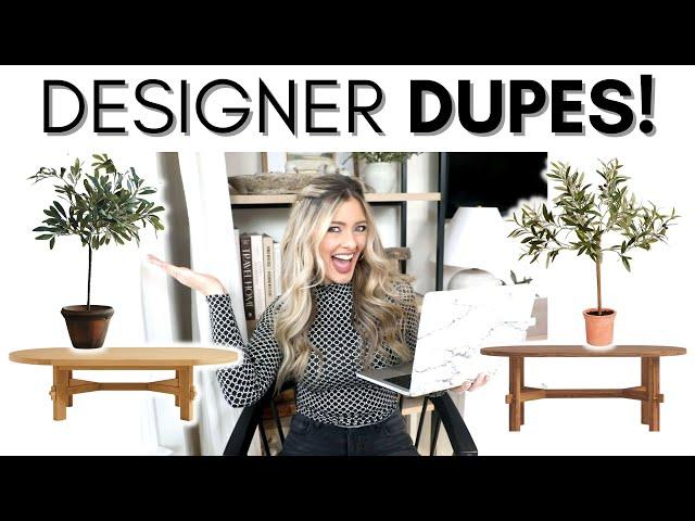 DESIGNER DUPES || HIGH-END LOOK FOR LESS || HOME STYLING TIPS