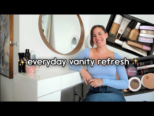 EVERYDAY VANITY REFRESH: reorganizing & shopping my stash!