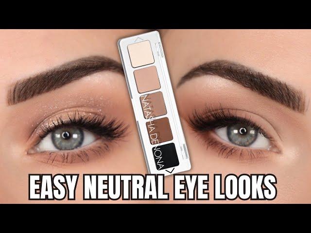 2 Eye Looks You Can Create with ANY Neutral Eyeshadows | Natasha Denona Mini Eye Sculpt Palette