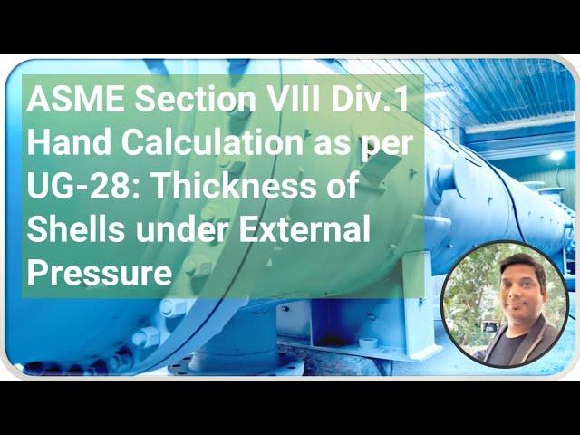 UG 28 Hand Calculation of Shell under External Pressure