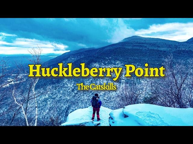 Hiking the Catskills - Hiking Huckleberry Point in the Winter