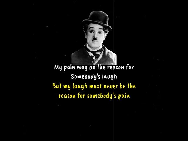 ️Charlie Chaplin quote whatsapp status by Quotesbeatz