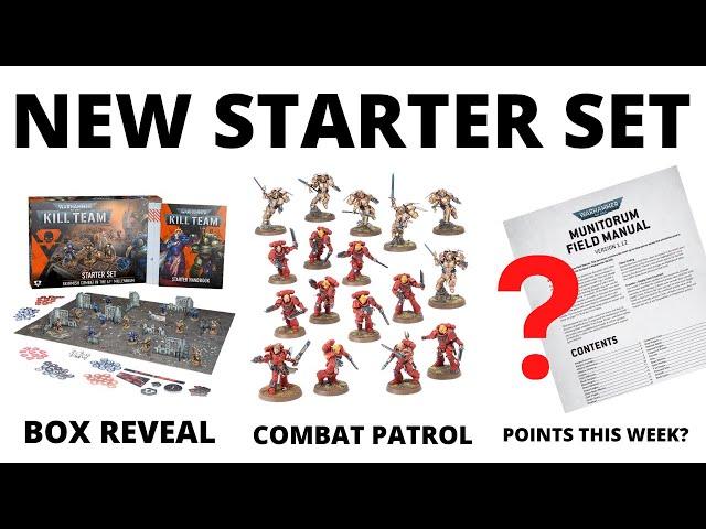 New Box Set Reveal, Combat Patrol going live, 40K Points This Week? Warhammer Reveals + Releases