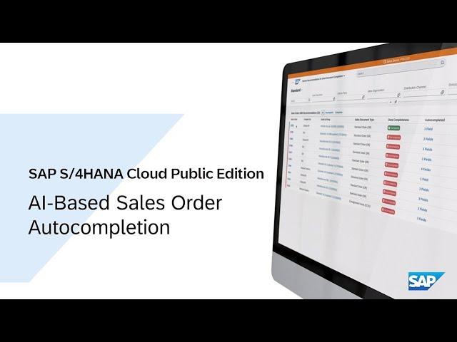 SAP S/4HANA Cloud Public Edition, AI Based Sales Order Autocompletion (+Demo)