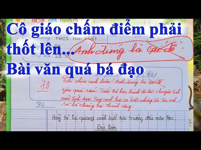 Bài văn hài hước bá đạo của nam sinh nhân ngày tựu trường #282