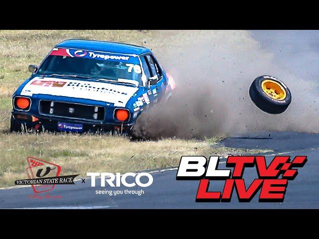 LIVE CAR RACING | Sandown International Raceway Victorian State Race Series Round 1 Saturday