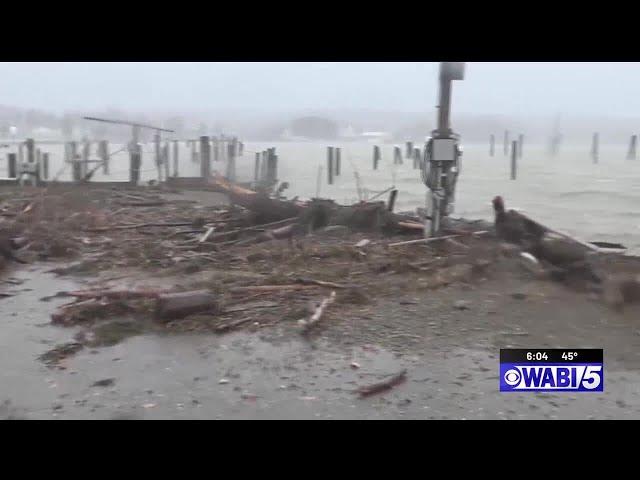 Belfast Waterfront experiences Saturday storm flooding