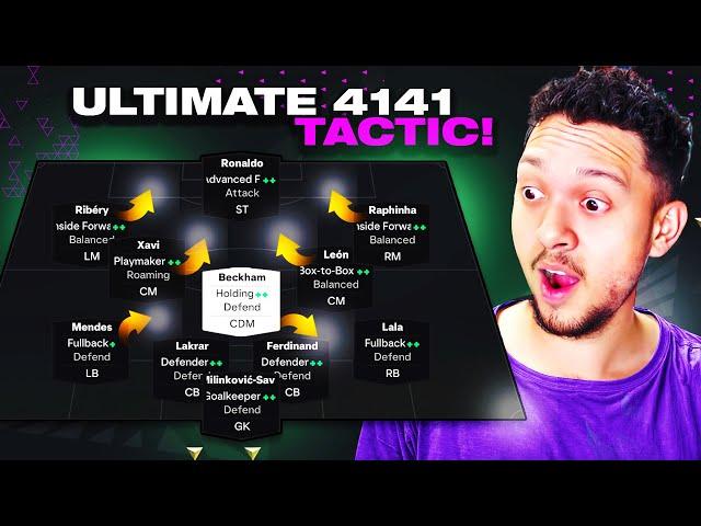 *New Patch* UNBREAKABLE META Tactics! Best 4141 Custom Tactics FC 25