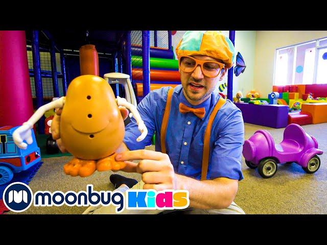 Blippi Learns about Body Parts | Blippi | Kids Songs | Moonbug Kids