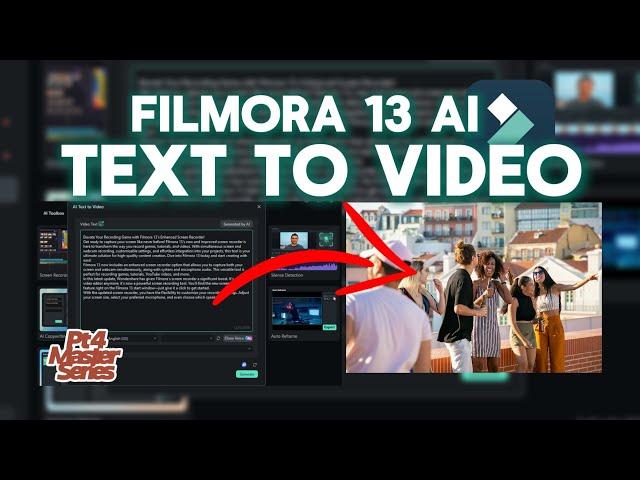 Filmora 13 AI Text-To-Video Made Easy (Pt 4 Master Series)
