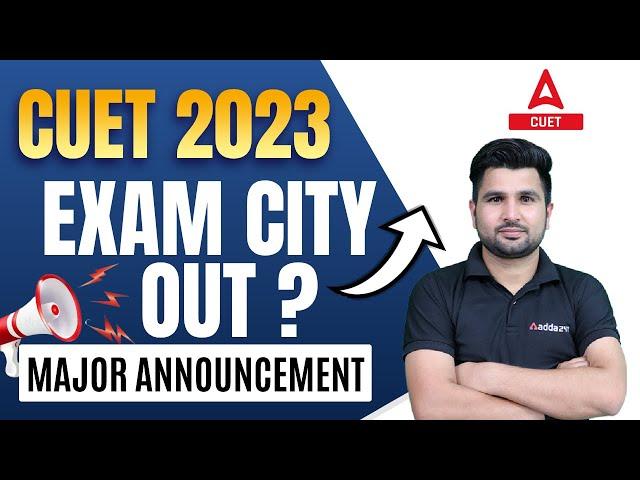 CUET 2023 Update | CUET Exam Schedule and City Released 2023 ??  Latest Update For CUET