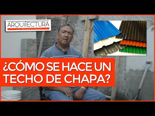  TECHO de CHAPA y MADERA  TODOS los consejos, componentes, partes, maderas y aislantes 