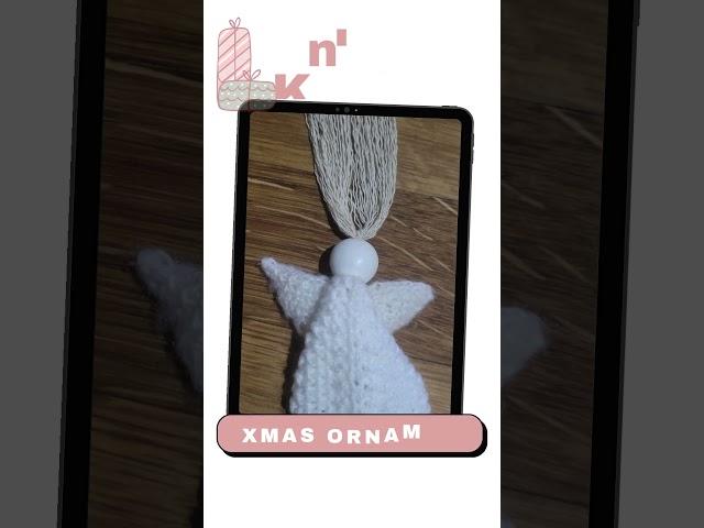 DIY Knitted Angel: Easy Christmas Ornament Idea 