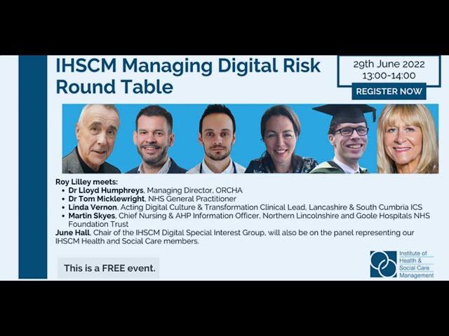 IHSCM Managing Digital Risk Round Table