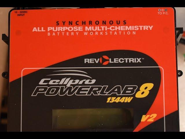 Cellpro Powerlab 8 charging 24VDC packs