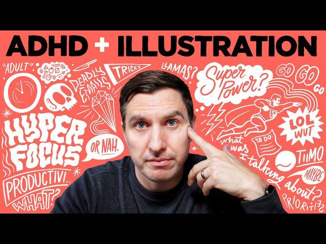 5 ADHD Struggles I Deal With as a Freelance Illustrator