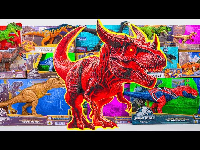 Unboxing Review Jurassic World ASMR | Giant Devil Trex Box, Carnotaurus, Ankylosaurus, Rajasaurus