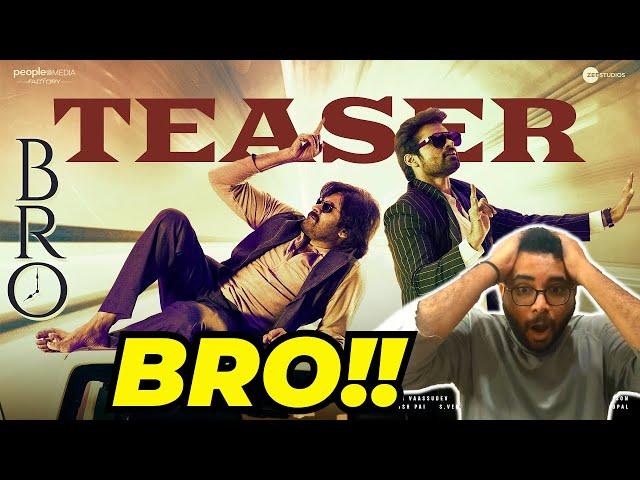 BRO Teaser REACTION | Pawan Kalyan | Sai Tej | Trivikram | Samuthirakani | ThamanS |