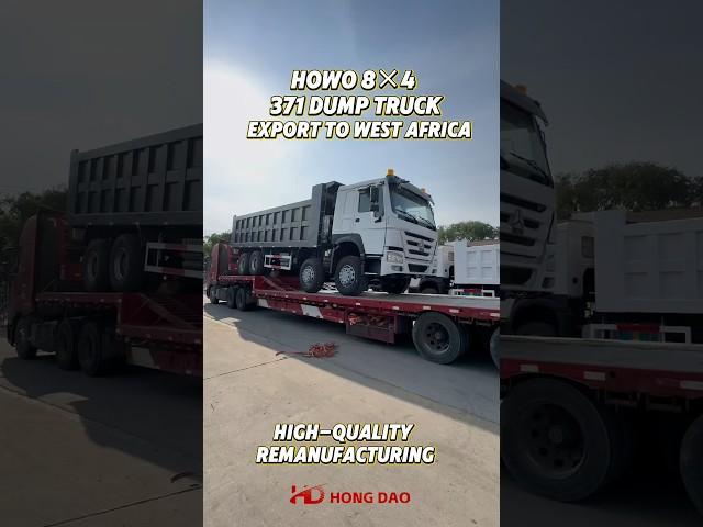 See how heavy-duty HOWO trucks are delivered to the port in China. #sinotruck #howo371 #truckdriver