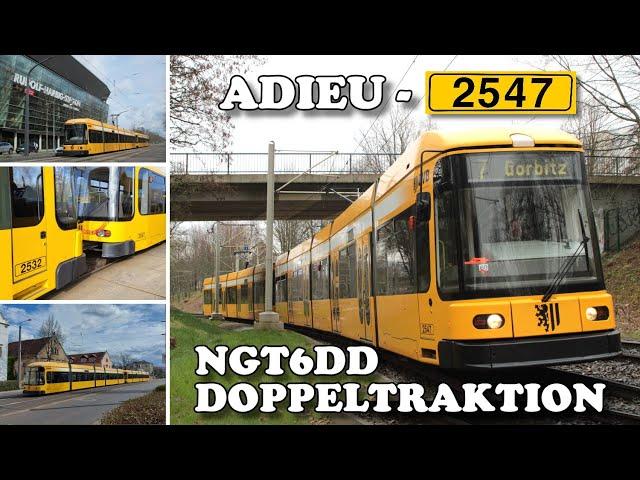 Adieu - NGT6DD 2547 | Abschiedstraktion 2547 - 2532 | Dresden - 24.03.2024