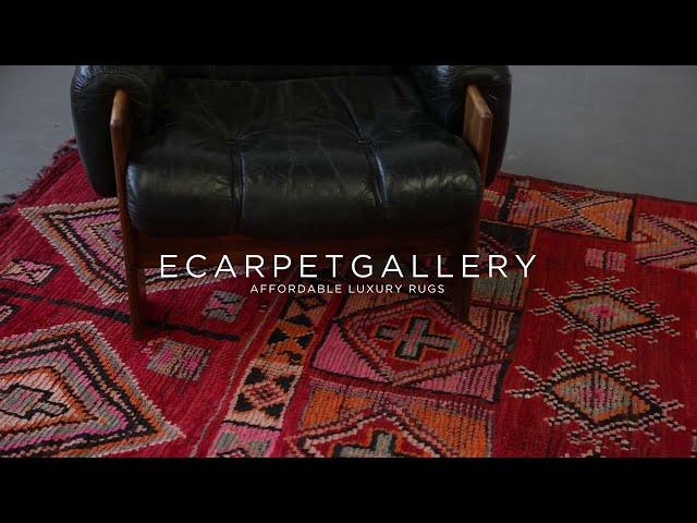 Vintage Moroccan Boujad Rug SKU 383091 - ECARPETGALLERY