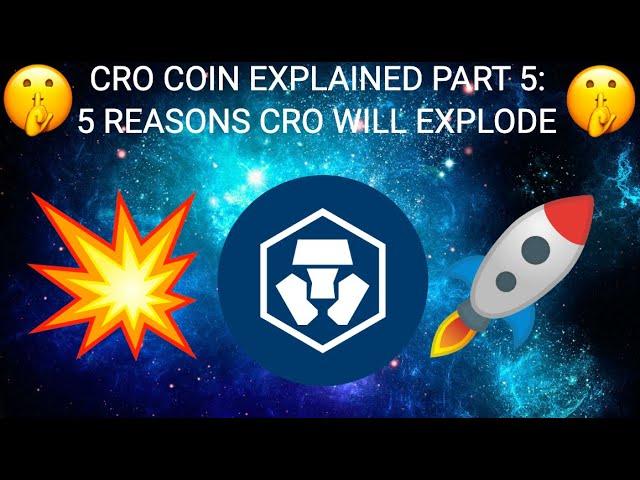 5 REASONS CRO COIN & CRONOS WILL EXPLODE!!! CRO COIN/CRONOS EXPLAINED: PART 5