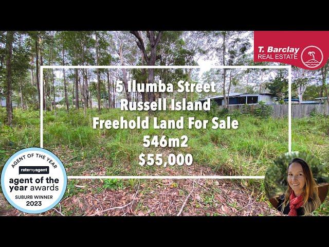 5 Ilumba Street, Russell Island Freehold Land For Sale $55,000 [SOLD]