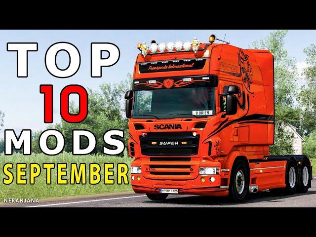 BEST TOP 10 ETS2 MODS - SEPTEMBER 2020 | Euro Truck Simulator 2 Mods