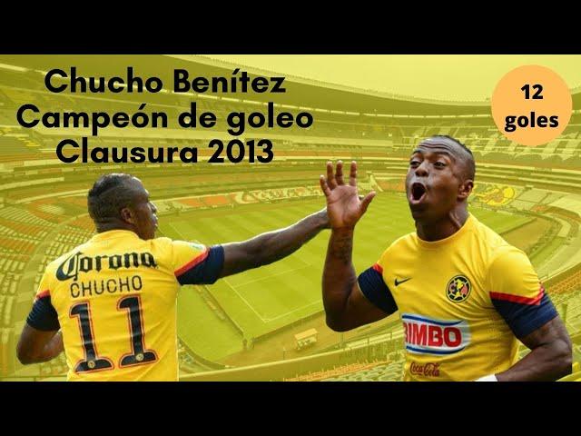 Chucho Benítez | Campeón de goleo | Clausura 2013 Liga MX | Club América | 12 goles