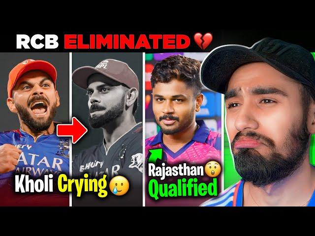 Ee JANAM CUP REHNDE.. RCB eliminated  | Virat Kohli crying  | RCB vs RR