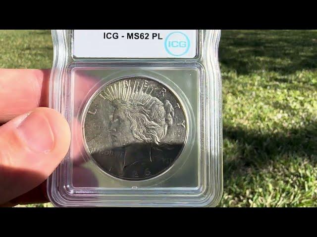 1926-S Peace Dollar ICG MS62 PL S$1 Featured Rare Coin