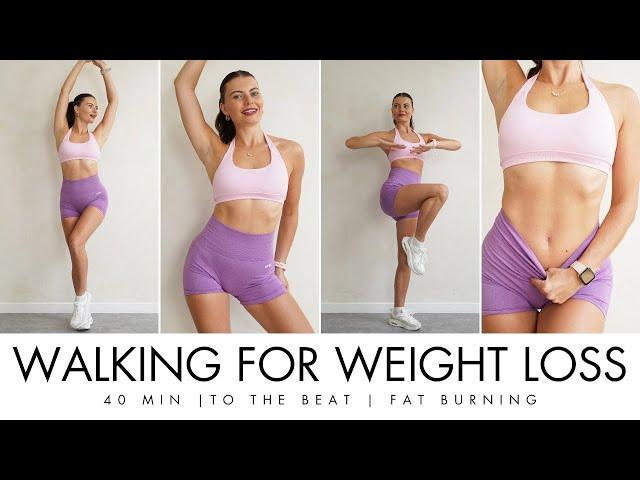 40 MIN METABOLIC WALKING EXERCISES FOR WEIGHT LOSS- No Jumping | Walk at Home