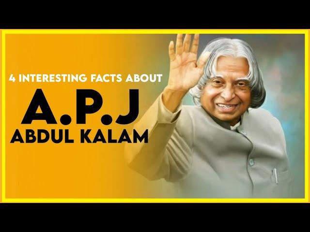 4 Interesting Facts About A.P.J Abdul Kalam | A.P.J Abdul Kalam | Mr Shahab 72 | #Shorts