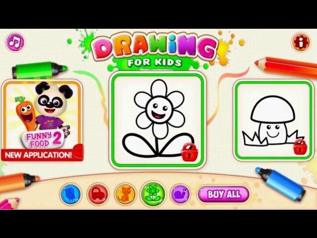 Best children's games: Drawing for Kids from BiniBambini