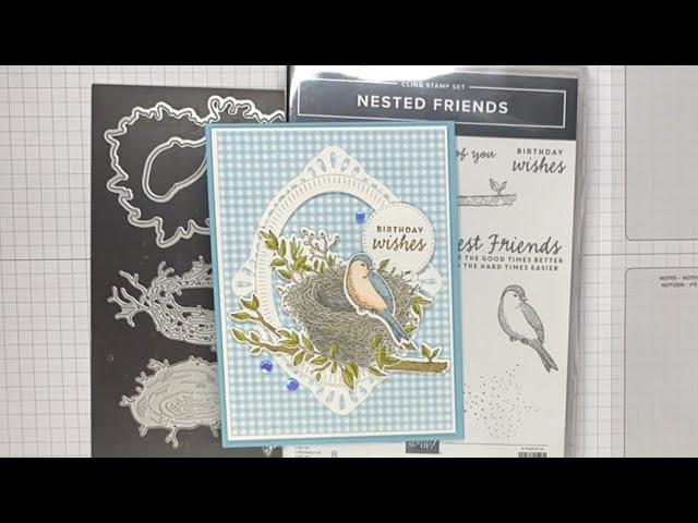 Stampin’ Up! Nested Friends Birthday Card Tutorial