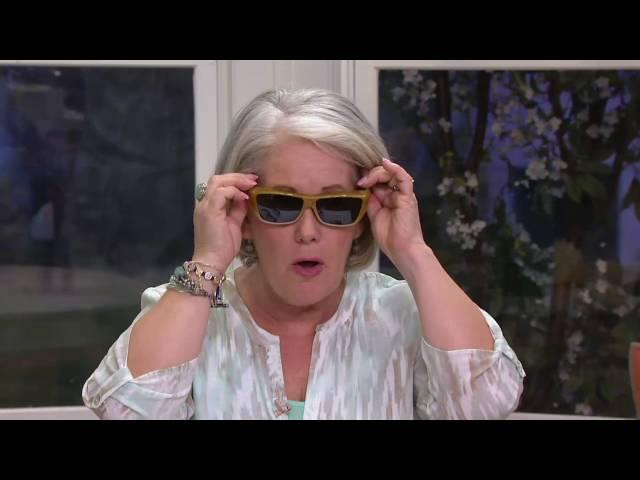 Jonathan Paul Ombre Fitover Sunglasses with PolarVue Lenses & Case on QVC