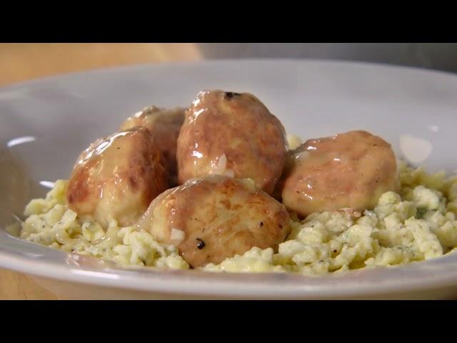 Global Soul Kitchen Smothered Meatballs with Spaetzle ep 105 Social Cut