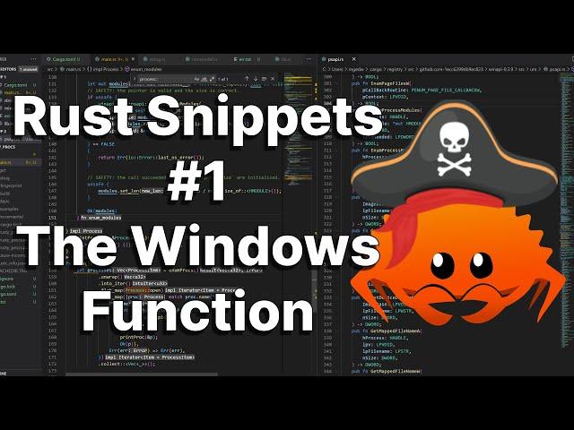 Rust Snippets - The Windows Function!