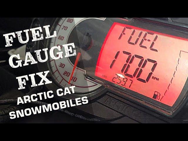 HOW TO: Fix Gauge Flashing "Fuel" on Arctic Cat Snowmobiles