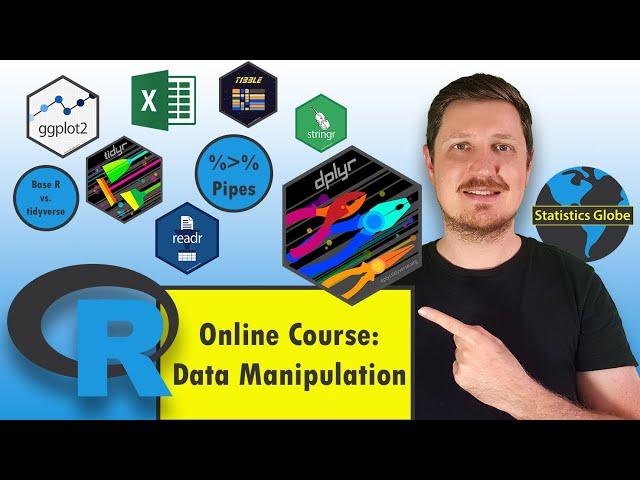 R Programming Online Course by Statistics Globe | Registration is Open Now | Data Manipulation in R