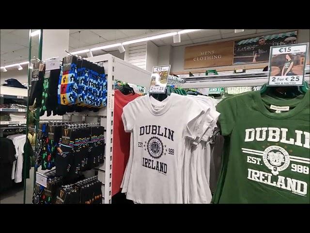 A walk in the CARROLLS Irish gift shop IRELAND DULIN