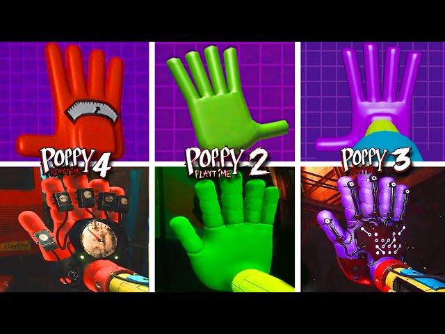 VHS Vs. GAME Hand Comparison + Chapter 4 Dash Hand - Poppy Playtime: Chapter 4 (4K Showcase)