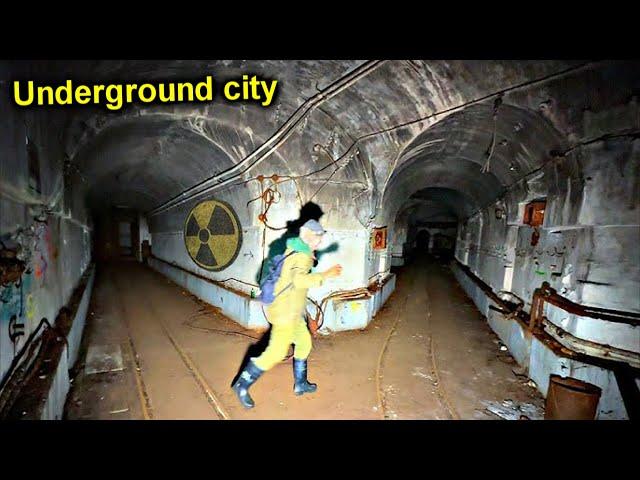 Found HITLER'S BUNKER️An entire underground city with GUNS,METRO and ARMOR-DOMES in a dense forest