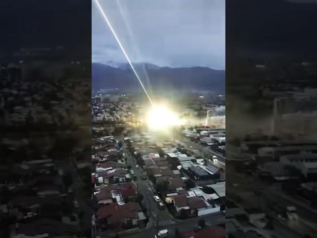 Laser Beam Strikes A House #technology #space #laser #shorts #solareclipse #totalsolareclipse #sun