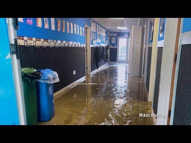 Flooded kura moves 300km away to another school | Kea Kids News