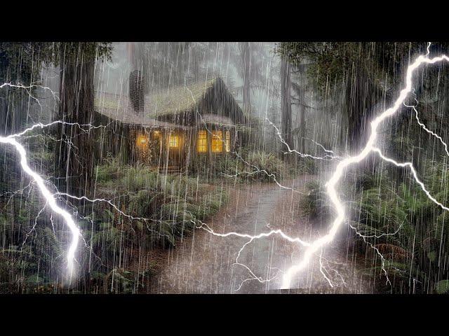 HEAVY RAIN AND THUNDER SOUNDS - DEEP SLEEP | Thunderstorm for Sleeping - Rain Sound Comfort #2