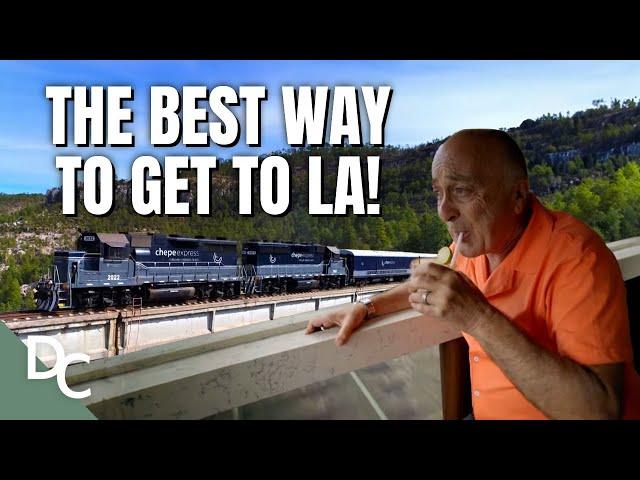 The Greatest Train Journey From Mexico To LA | Around The World By Train | Tony Robinson | DC